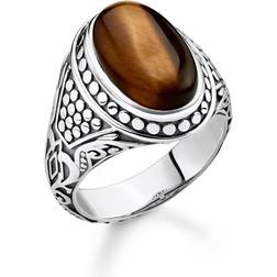 Thomas Sabo Bague marron marron TR2241-826-2-66 marron/argenté