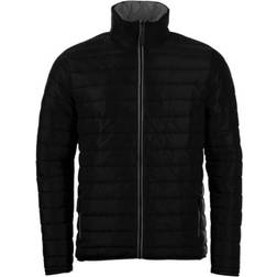 Sol's Mens Ride Padded Water Repellent Jacket - Black