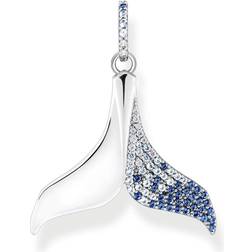 Thomas Sabo Anhänger Schwanzflosse - Blau/Sterling-Silber