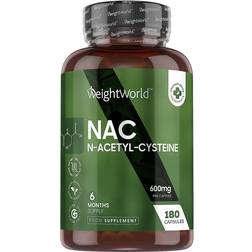 WeightWorld NAC N Acetyl Cysteine 600mcg 180 Stk.