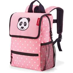 Reisenthel backpack kinderen panda stippen roze Roze/lichtroze