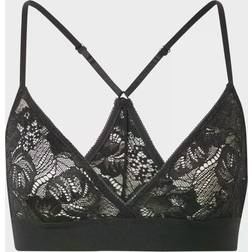 Urban Classics Bustier Ladies Triangle Lace Bra - Zwart