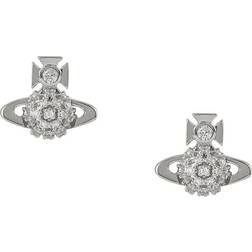 Vivienne Westwood Donna Bas Relief Earrings - Silver/Transparent