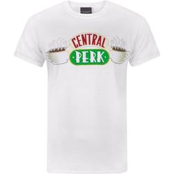 Friends Mens Central Perk T-Shirt (White)