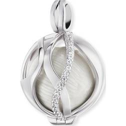 Engelsrufer Paradise Sound Ball Pendant - Silver/White/Transparent