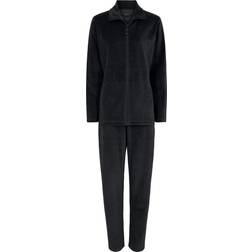 Decoy Velour Homewear Set - Black