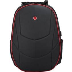 Bestlife Gamer skoletaske 17''Assailant, Black Red