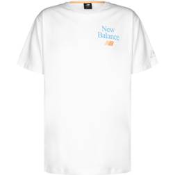 New Balance Essentials Celebrate T-Shirt - Weiß