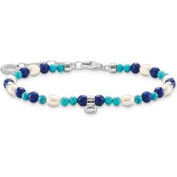 Thomas Sabo with stones and pearls armband A2064-775-7-L19V