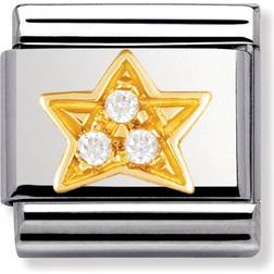 Nomination Classic Star Cubic Zirconia Charm