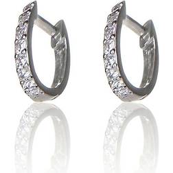 Elements Clear Cubic Zirconia Huggie Boxed Earrings