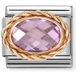 Nomination Classic Rose Faceted CZ Charm