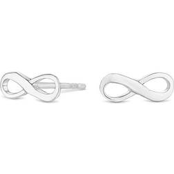 Simply Silver Simply Infinity Stud Earrings