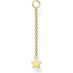 Thomas Sabo Pendentif Pour Boucle D'Oreille Étoiles - Bianco