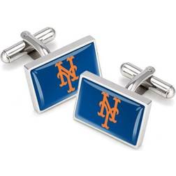 M-Clip New York Mets Logo Square Cufflinks