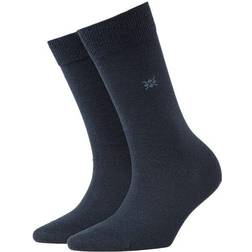 Burlington Bloomsbury Wool Sock Navy-2 Strl 36/41 * Kampanj *