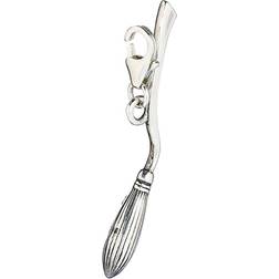 The Carat Shop Nimbus 2000 Charm Clip On Necklace - Silver
