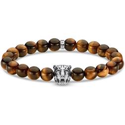 Thomas Sabo Tiger Bracelet - Brown/Silver/Black