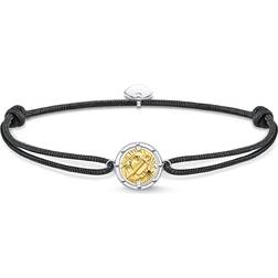 Thomas Sabo Little Secret Faith Love Hope Bracelet - Gold/Silver/Black