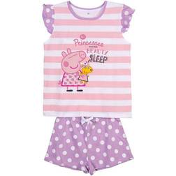 Peppa Pig Pijama de Verano Rosa Morado