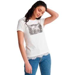 Superdry Tilly Lace Graphic T-Shirt