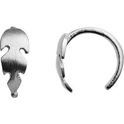 Stine A Petit Feather Earring Piece - Silver Sterling