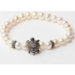 Lancaster Ladies'Bracelet JLA-BR-TURTLE-4-WH Sterling