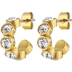 Dyrberg/Kern JENNA EARRING 380092 (Gold, Crystal, ONESIZE)