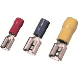 Intercable 100 stykker flad stikkontakt 1,5-2,5qmm 6,3x0,8 ICIQ268FH 561195 (180895)