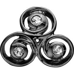 Christina Christina Triple Spiral rhodineret charm 630-B189