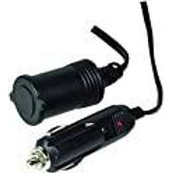 LogiLink Cigarette Lighter Extension Cable Black 2m