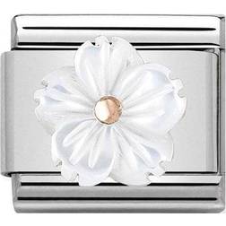 Nomination Classic Rose Mother of Pearl Flower Charm