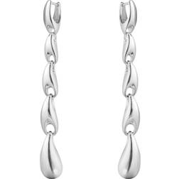 Georg Jensen Reflect Earrings 60mm - Silver