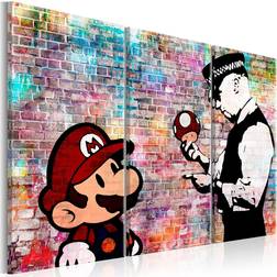 Arkiio Rainbow Brick (Banksy) 120x80 Tavla