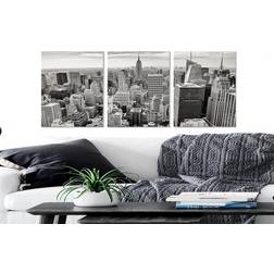 Furniturebox City 3-pack Flerfärgad 20x50 cm Tavla