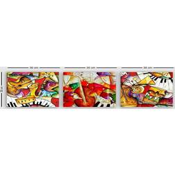 CANVASTAVLA VP Italy 3-pack Flerfärgad 30x30 cm Tavla