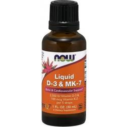 Now Foods Liquid D-3 & MK-7 30 ml