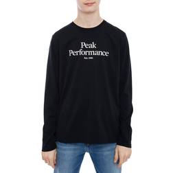 Peak Performance Junior Original Ls Tops - Zwart