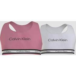 Calvin Klein 2pk Bralette 3 Girls Bra Rosey