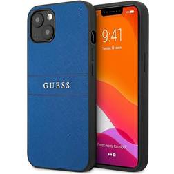 Guess GUHCP13SPSASBBL iPhone 13 Mini Saffiano Rem Blå