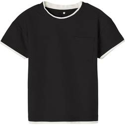 Name It Pojkar Nkmtufal Ss Top T-shirt - Ljusgrå Melange