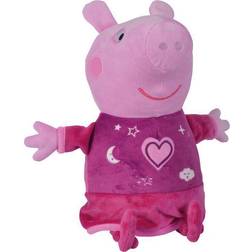 Simba Peppa Pig Peluche Bonne nuit Peppa avec son et lumière