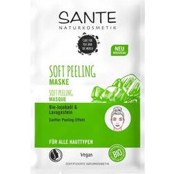 SANTE Maschera Soft Peeling Bio con Olio Jojobae e Pietra Lavica - 8 g