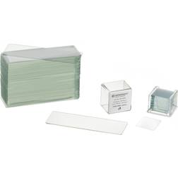 Bresser microscope accessories slides (50pcs. and cover glasses (100pcs)