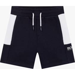 HUGO BOSS Baby Logo Bermuda Shorts, Bleu Cargo