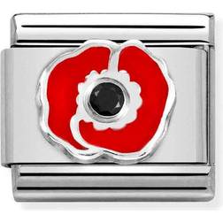 Nomination Composable Classic Charm - Silver/Red/Black