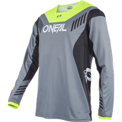 O'Neal Element FR Hybrid S22 Maillot Enfants Gris/Jaune Néon