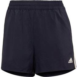 adidas Training Sorte vævede shorts med 3 striber-Marineblå Marineblå