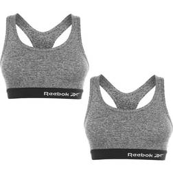 Reebok Simone Sports-croptop gråmeleret Gråmeleret