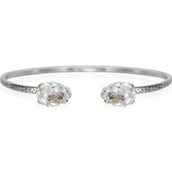 Caroline Svedbom Petite Drop Bracelet - Silver/Transparent